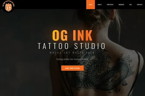 OG Tattoo — Tattoo Studio website by KnownClick
